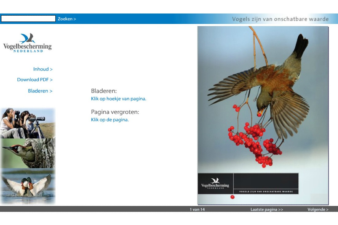 Voorbeeld 3 van Design Template voor online magazine in TurnPages
