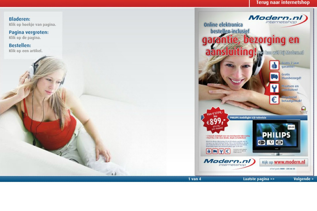 Voorbeeld 2 van Design Template voor online folder in TurnPages