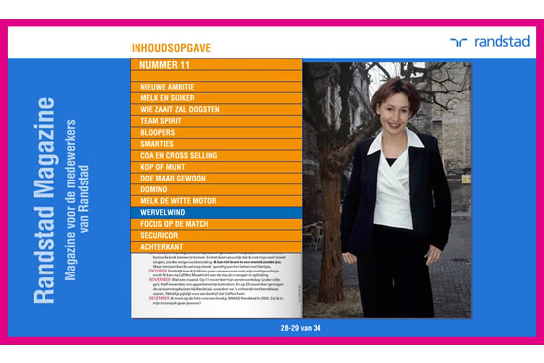 Voorbeeld 4 van Design Template voor online magazine in TurnPages